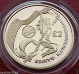 2002 ROYAL MINT XVII COMMONWEALTH GAMES £2 TWO POUND GOLD PROOF 4 COIN SET