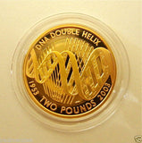 2003 GOLD PROOF THREE COIN SET COLLECTION £2 SOVEREIGN 1/2 HALF SOVEREIGN