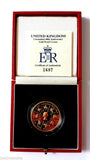 1993 CORONATION 40th ANNIVERSARY GOLD PROOF £5 FIVE POUND CROWN BOX & COA FDC