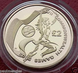 2002 ROYAL MINT XVII COMMONWEALTH GAMES £2 TWO POUND GOLD PROOF 4 COIN SET